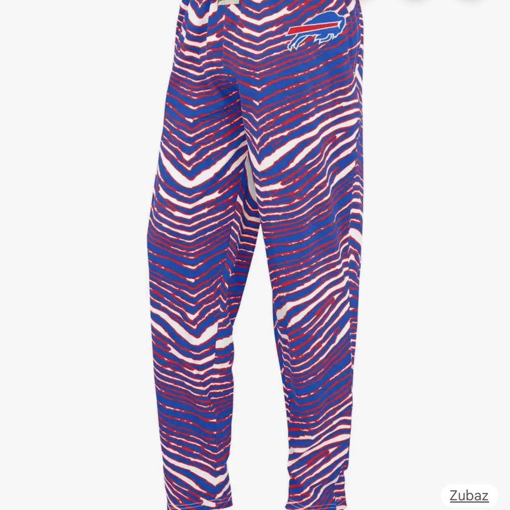 Zubaz Buffalo Bills Zebra Print Pants Youth - 12-14